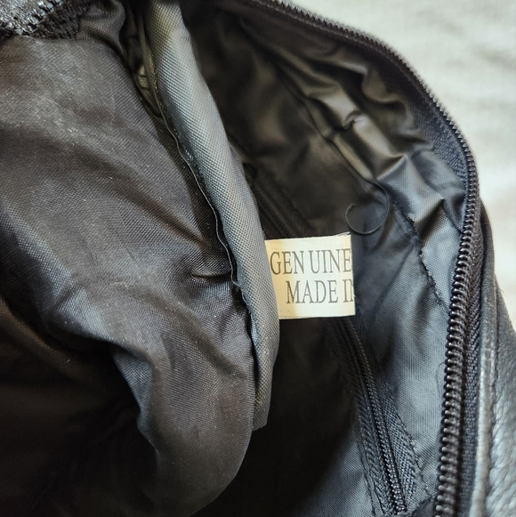 Vintage Y2K Harley Davidson Leather Biker Clip Hip Purse - Picture 9 of 10